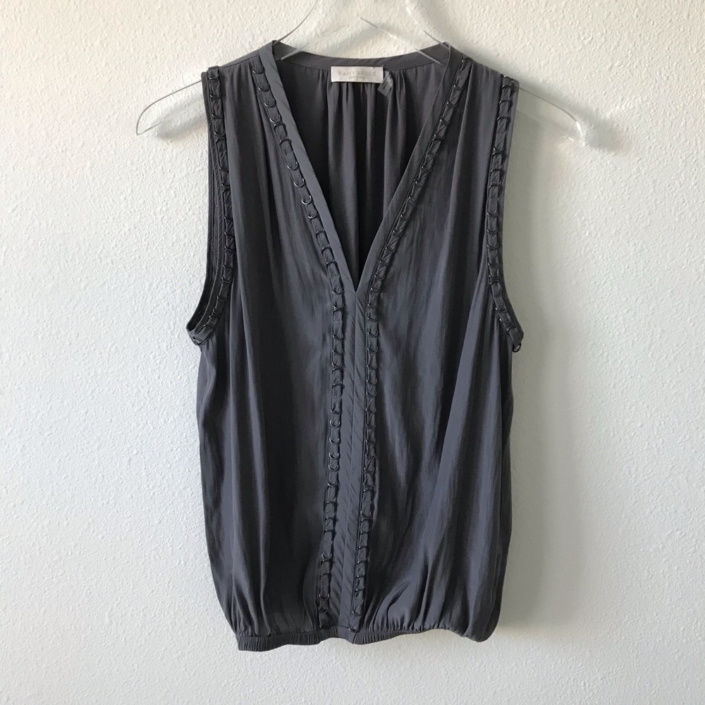 Ramy Brook grey blouse